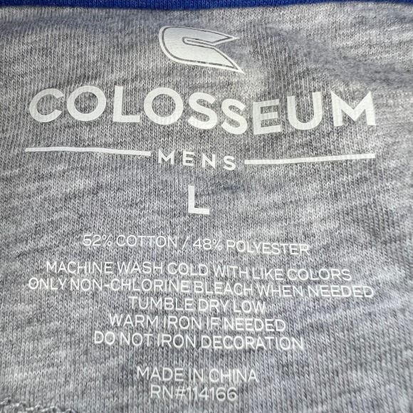 Florida Gators Polo Shirt Mens Large Orange Stripe Gator Emblem Colosseum NCAA - Picture 4 of 12